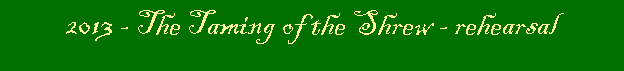 Taming of the Shrew