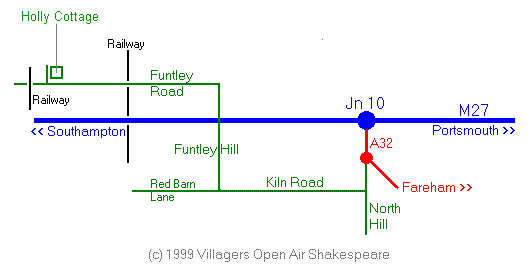 Map Holly Cottage