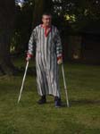 Malvolio shows a natty line in night attire
