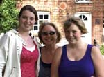 Our wondeful photographer Sue, surrounded by Kate and Chloe