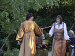 The Duchess tries out a trick she saw in a Zorro movie on one of her ladeez