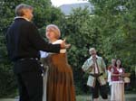 Lady Two heaves a glass of Ribena at a fully deserving Jaques