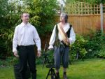 MacDuff is a little jealous of Malcolm's whiter than white, frilly shirt