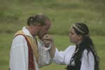 Benedick and Beatrice - unfortunately we do not have a photo of their subsequent, record breaking kiss
