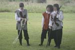 The Watch show off their fearsome armoury