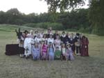 The whole cast - an impressive sight