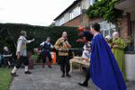 Various chaps buckling their swashes