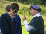 Capulet threatens to poke Tybalt in the eye