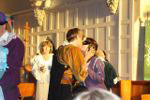 The Nurse is scandalised by Romeo and Juliet snogging in a church