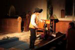Officer of the Watch threatens one of the congregation