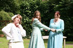 Lady Capulet and Juliet try to escape from the Nurse
