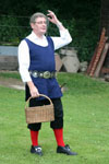 Peter realises he has left his shopping list at home