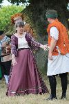 Emelia admiring Petruchio's cod piece