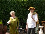 The Lady is not pleased when the Duke strolls in from the piazza