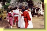 The dance, in traditional Villagers' style