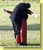 Antipholus gives his 'sister-in-law' a shock!
