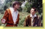 Benedick expounds on love to Claudio