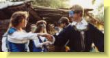 Hero and Don Pedro lead the dance