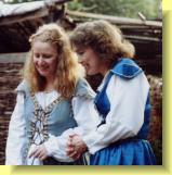 Beatrice and Ursula share a joke
