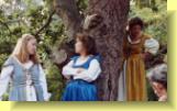Beatrice (right) is caught in the trap