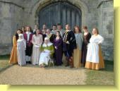 The cast (Titchfield Abbey)