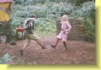 Toby Belch and Andrew Aguecheek show a leg