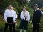 The Kinsmen are taken prisoner following the battle.