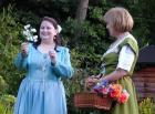 Emilia and her Gentlewoman go picking flowers...