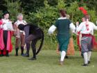 The Baboon does his best to disrupt the Schoolmaster's plans.